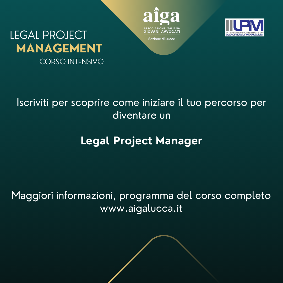 Locandina Legal Project Management - Corso Introduttivo - Pagina 3