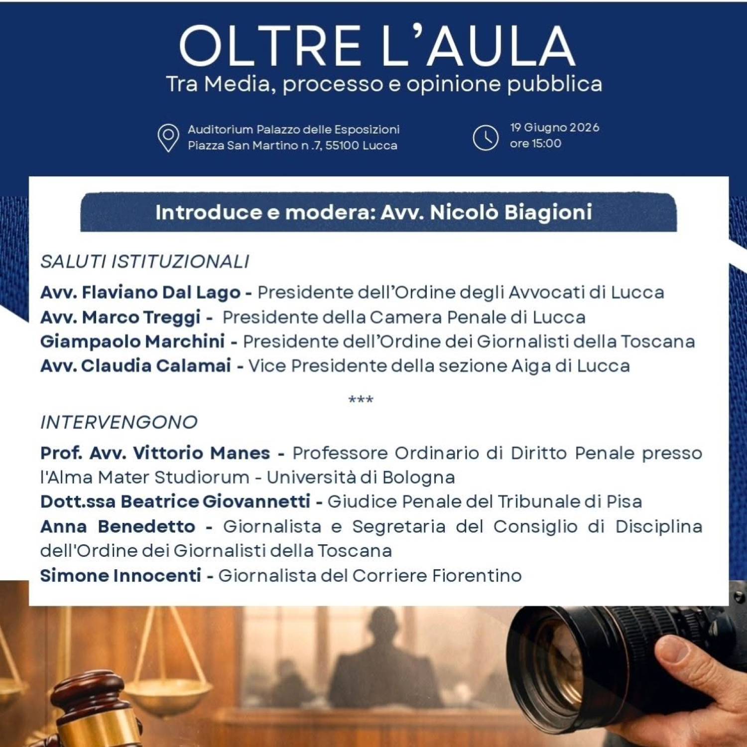 Oltre l'Aula - Tra Media, processo e opinione pubblica